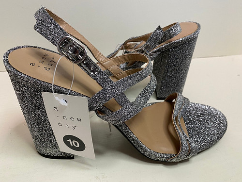 Strappy Blinged Out High Heels